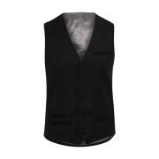 Sort Slim Fit Stretch Dressvest