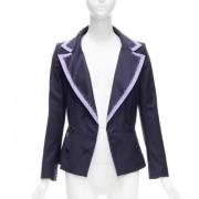 Pre-owned Marineblå Dior Blazer i ull