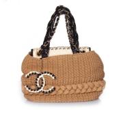 Pre-owned Beige Lær Chanel veske