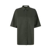 Green Oval Square Oswork Shirt Skjorter