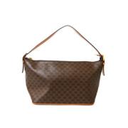 Pre-owned Brunt skinn Celine veske