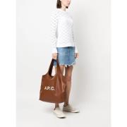 Brun Logo Print Tote Bag