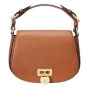 Lauren Cognac Medium Crossbody Bag