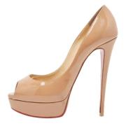 Pre-owned Beige skinn Christian Louboutin haeler