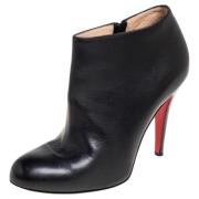 Pre-owned Svart skinn Christian Louboutin stovler