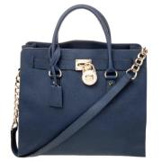 Pre-owned Bla skinn Michael Kors Tote