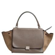 Pre-owned Brunt skinn Celine veske