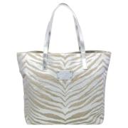 Pre-owned Beige lerret Michael Kors Tote