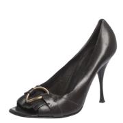 Pre-owned Brunt skinn Yves Saint Laurent haeler