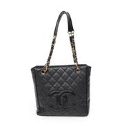 Pre-owned Svart skinn Chanel shopper