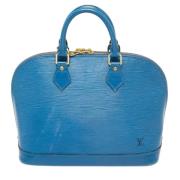 Pre-owned Blatt skinn Louis Vuitton Alma