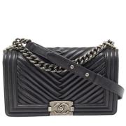 Pre-owned Svart skinn Chanel Flap Bag