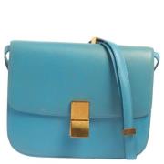 Pre-owned Bla skinn Celine skulderveske