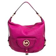 Pre-owned Rosa skinn Michael Kors veske