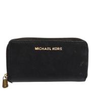 Pre-owned Svart skinn Michael Kors lommebok