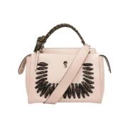 Pre-owned Rosa skinn Fendi veske