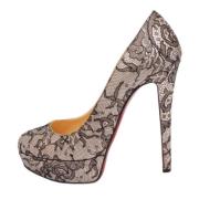 Pre-owned Svarte blonder Christian Louboutin haeler