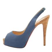 Pre-owned Blatt lerret Christian Louboutin haeler