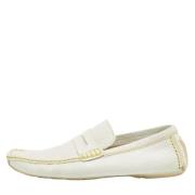 Pre-owned Hvitt skinn Louis Vuitton Flats