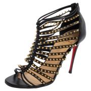 Pre-owned Svart skinn Christian Louboutin Sandaler