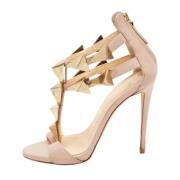 Pre-owned Beige skinn Giuseppe Zanotti Sandaler