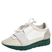 Pre-owned White Mesh Balenciaga joggesko