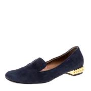 Pre-owned Navy Suede Fendi haeler