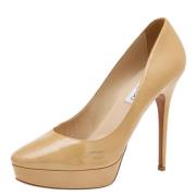 Pre-owned Beige skinn Jimmy Choo haeler