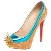 Pre-owned Beige skinn Christian Louboutin haeler