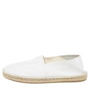 Pre-owned Hvitt lerret Valentino Espadrilles