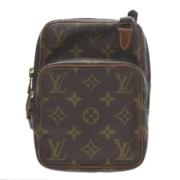 Pre-owned Brunt lerret Louis Vuitton Amazone