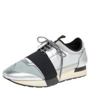 Pre-owned Balenciaga joggesko i solvskinn