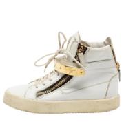 Pre-owned Hvitt skinn Giuseppe Zanotti joggesko