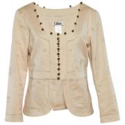 Pre-owned Beige bomull Chloe topp