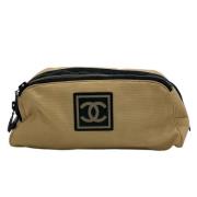 Pre-owned Beige stoff Chanel Clutch