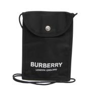 Pre-owned Svart stoff Burberry skulderveske