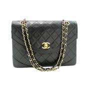 Pre-owned Svart skinn Chanel Flap Bag