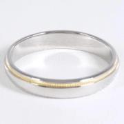 Pre-owned Solv Platinum Burberry Ring