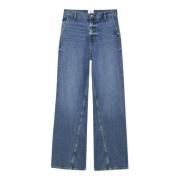 Arctic Blue Wide Leg Jeans