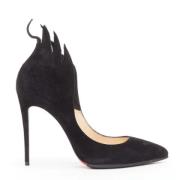 Pre-owned Svart semsket skinn Christian Louboutin haeler