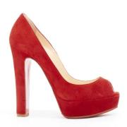 Pre-owned Rod semsket skinn Christian Louboutin haeler