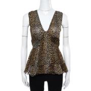 Pre-owned Brun silke Dolce & Gabbana Top