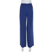 Pre-owned Blue Fabric Armani Pants Samlinger