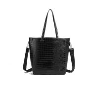 Ariel Croco Shopper Veske - Svart