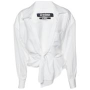 Pre-owned Hvitt stoff Jacquemus skjorte