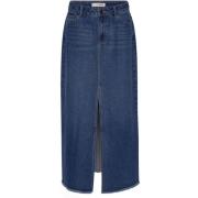 Sean Denim Maxi Skjørt - Blå