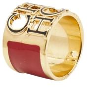 Pre-owned Gull Metal Carolina Herrera Ring