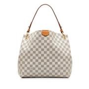 Pre-owned Hvit skinn Louis Vuitton skuldervesker