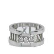 Pre-owned Solv Hvitt Gull Tiffany & Co. Ring