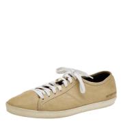 Pre-owned Beige skinn burberry joggesko